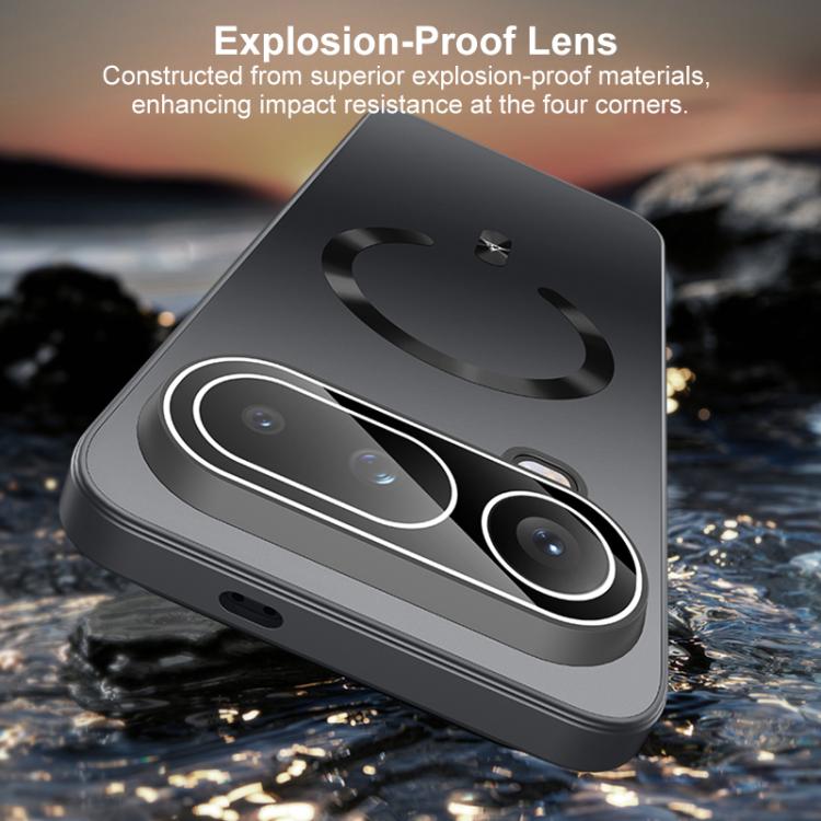 For Honor Magic8 Pro Air 5G Ice Magnetic Explosion-proof Lens Film PC Phone Case