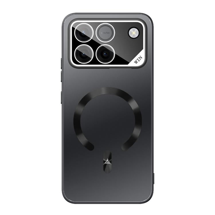 For Honor Win 5G Ice Magnetic Explosion-proof Lens Film PC Phone Case