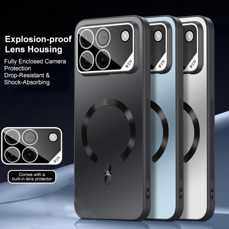 For Honor Win 5G Ice Magnetic Explosion-proof Lens Film PC Phone Case