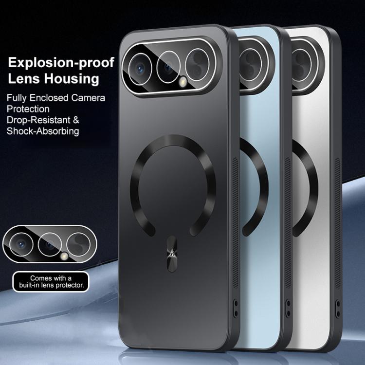For Honor 500 Global 155.8mm Ice Magnetic Explosion-proof Lens Film PC Phone Case