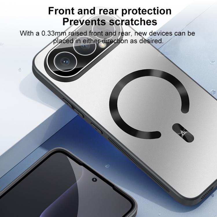 For Honor 500 Global 155.8mm Ice Magnetic Explosion-proof Lens Film PC Phone Case