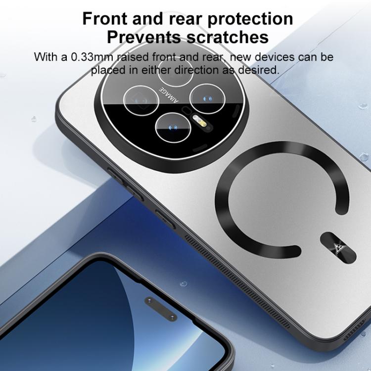 For Honor Magic8 Pro Ice Magnetic Explosion-proof Lens Film PC Phone Case