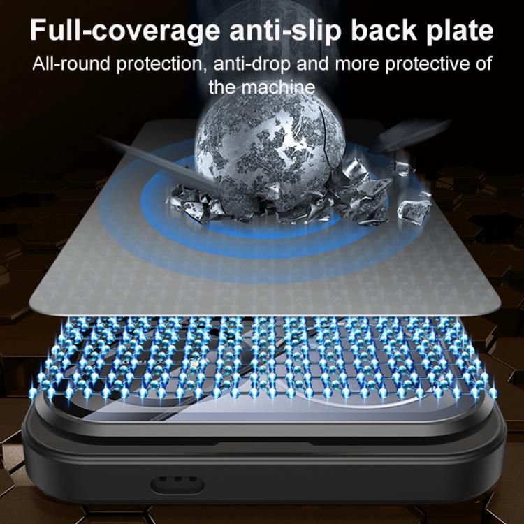 For Huawei nova 15 Ultra Ice Magnetic Straight Edge Lens Holder Magnetic Phone Case