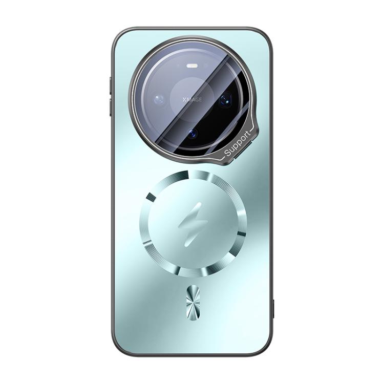 For Huawei Mate 70 Straight Edge Camshield Lens Frame Holder Magnetic Phone Case