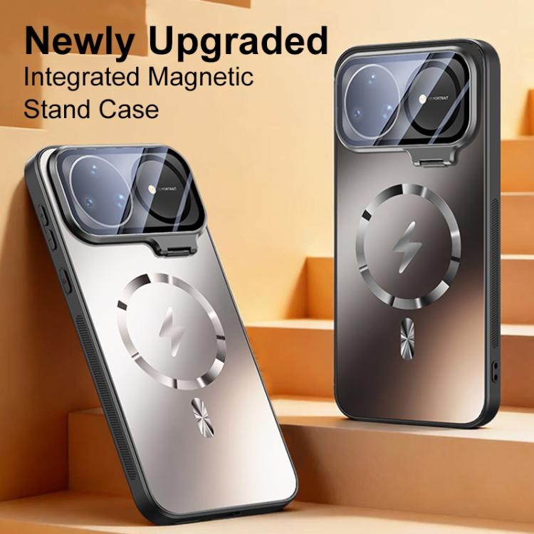For Huawei nova 15 Pro Straight Edge Camshield Lens Frame Holder Magnetic Phone Case