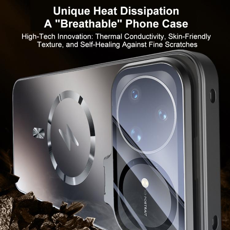 For Huawei nova 15 Pro Straight Edge Camshield Lens Frame Holder Magnetic Phone Case