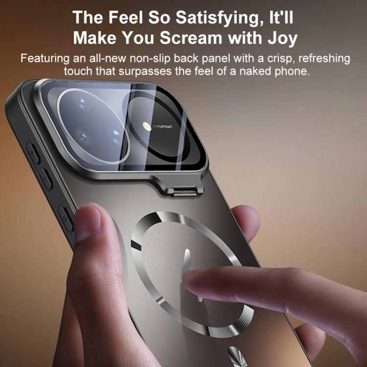 For Huawei nova 15 Pro Straight Edge Camshield Lens Frame Holder Magnetic Phone Case