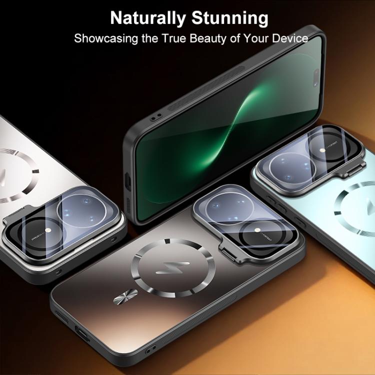 For Huawei nova 15 Pro Straight Edge Camshield Lens Frame Holder Magnetic Phone Case