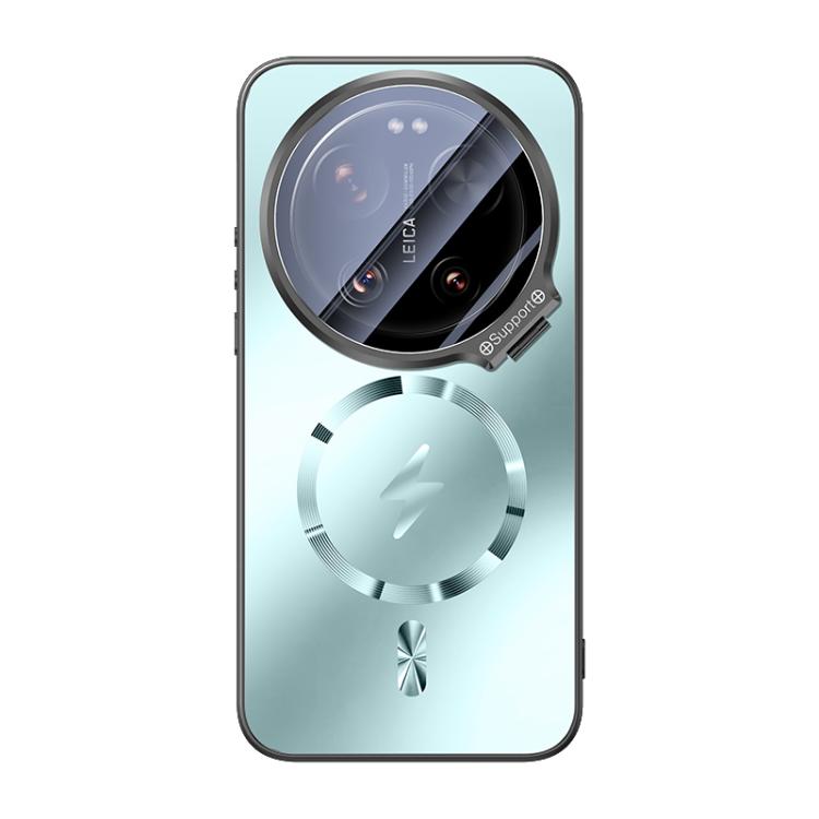 For Xiaomi 17 Ultra Straight Edge Camshield Lens Frame Holder Magnetic Phone Case