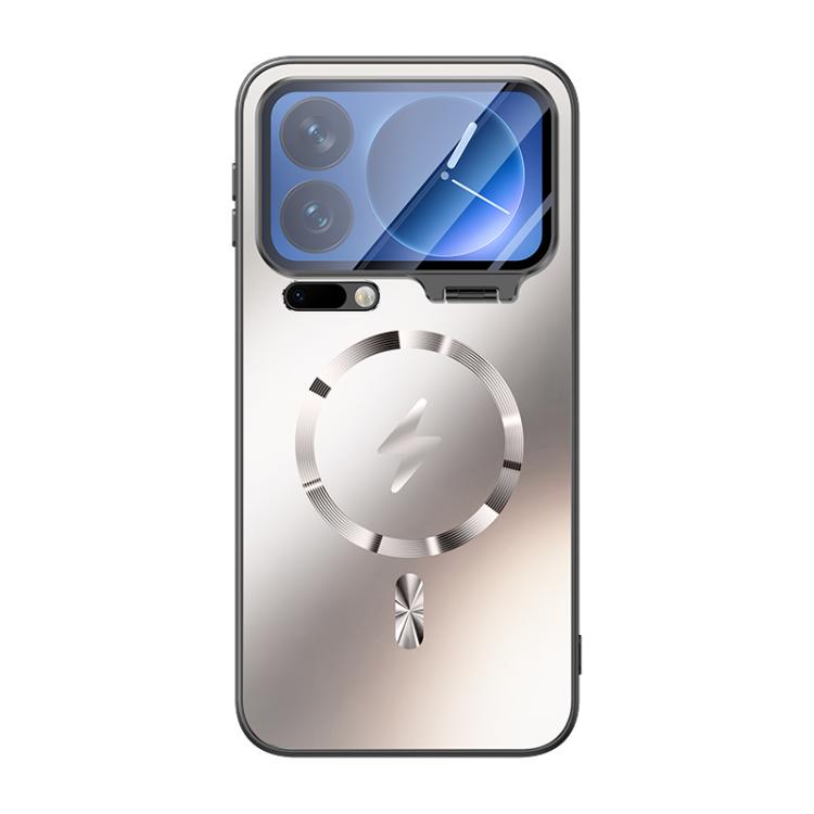 For Xiaomi 17 Pro Max Straight Edge Camshield Lens Frame Holder Magnetic Phone Case