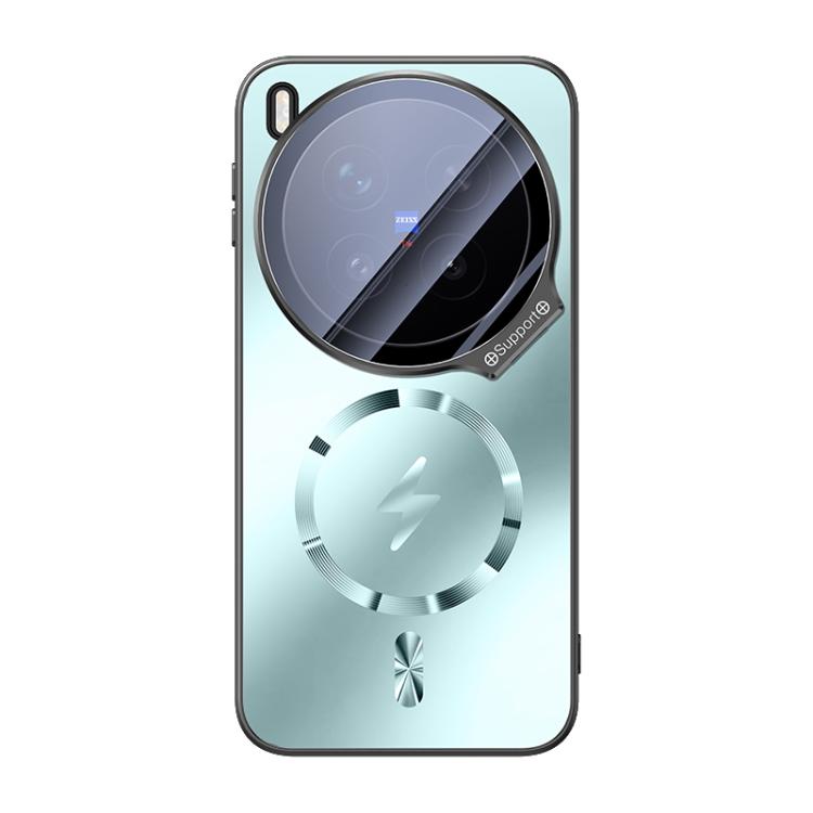 For vivo X200 Pro Straight Edge Camshield Lens Frame Holder Magnetic Phone Case