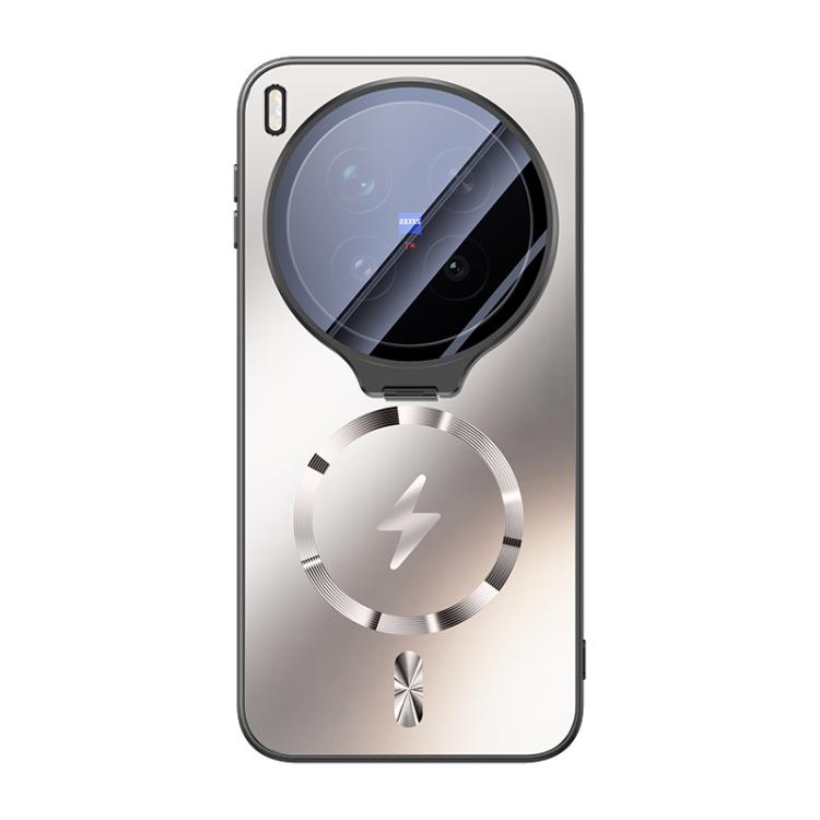 For vivo X300 Ultra Straight Edge Camshield Lens Frame Holder Magnetic Phone Case