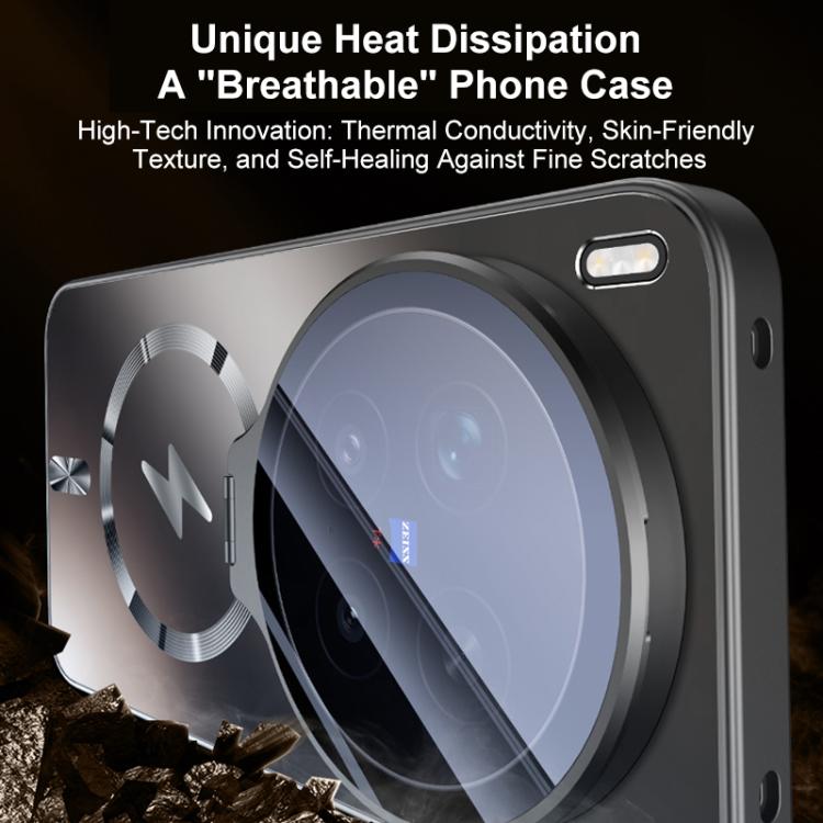 For vivo X300 Ultra Straight Edge Camshield Lens Frame Holder Magnetic Phone Case