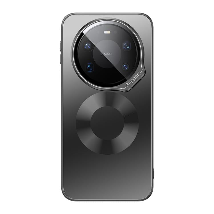For Huawei Mate 70 Imitation Mate 80 Frosted Camshield Lens-Integrated Holder Phone Case