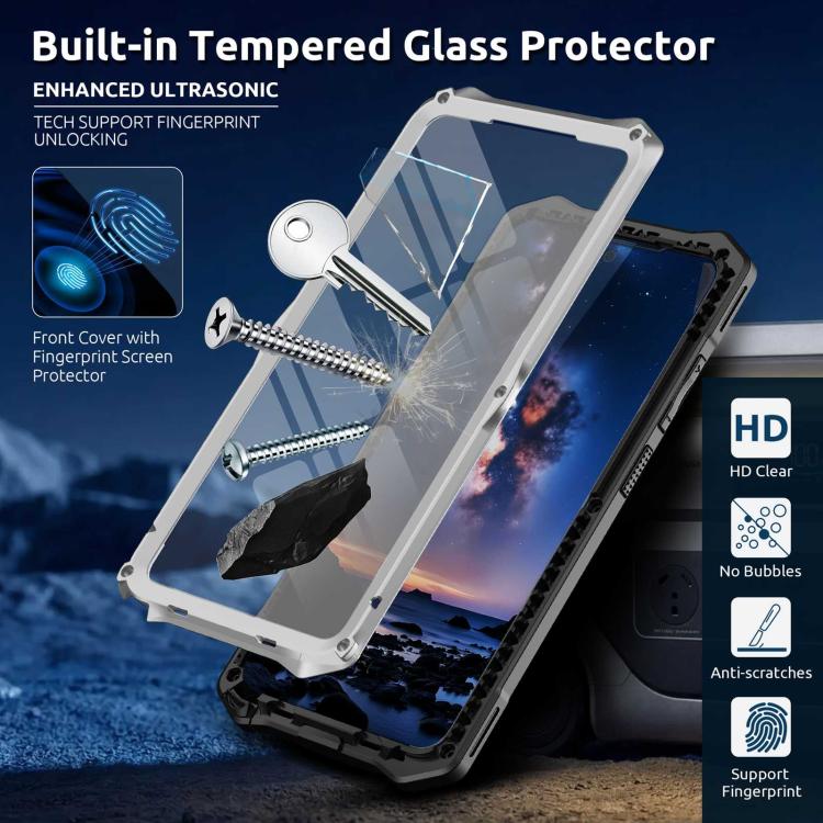 For Samsung Galaxy S26 Ultra 5G Metal Armor Construction IP65 Waterproof Magnetic Phone Case