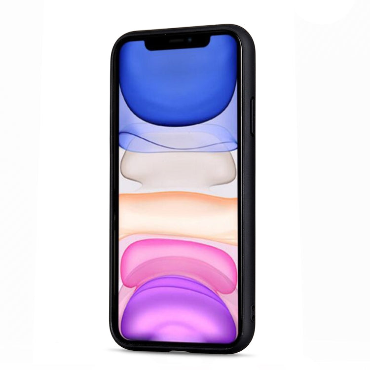 For iPhone 12 mini Litchi Texture Genuine Leather Folding Protective Case