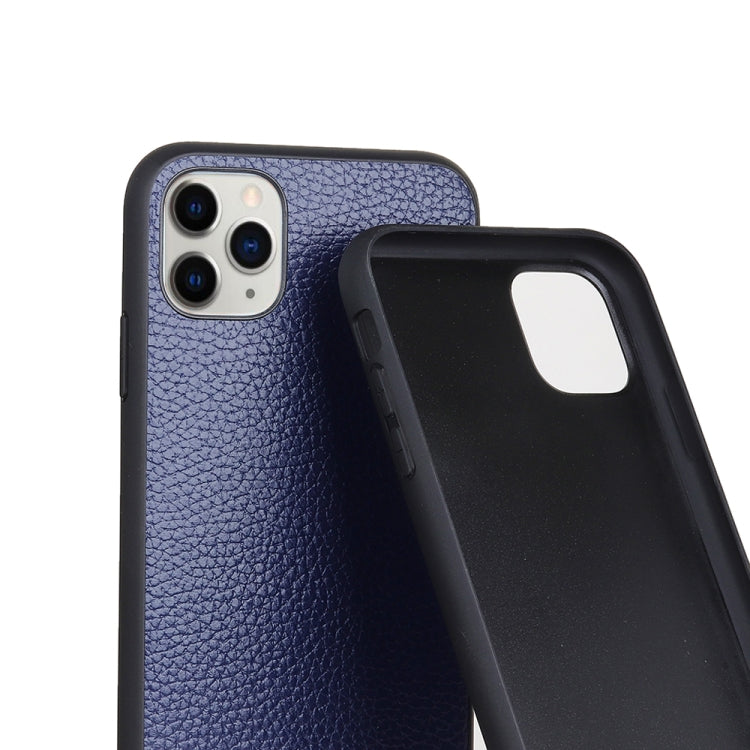 For iPhone 12 mini Litchi Texture Genuine Leather Folding Protective Case