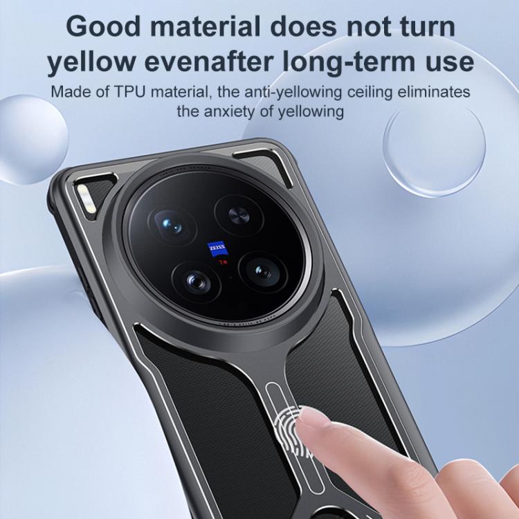 For vivo X200 Ultra Ice Shield Hollow Heat Dissipation TPU Phone Case