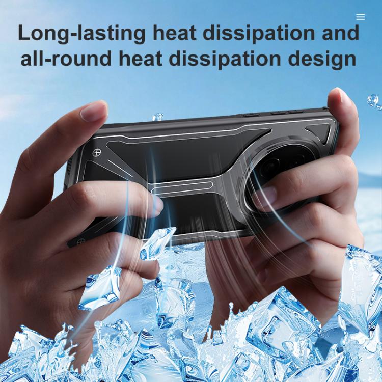 For Honor Magic7 Ice Shield Hollow Heat Dissipation TPU Phone Case