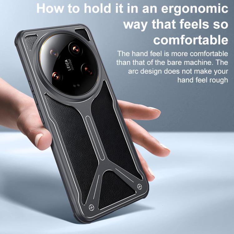 For Xiaomi 14 Ultra Ice Shield Hollow Heat Dissipation TPU Phone Case