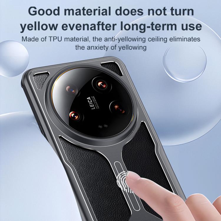 For Xiaomi 14 Ultra Ice Shield Hollow Heat Dissipation TPU Phone Case