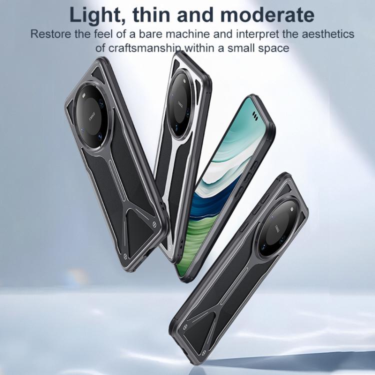For Huawei Mate 60 Pro Ice Shield Hollow Heat Dissipation TPU Phone Case