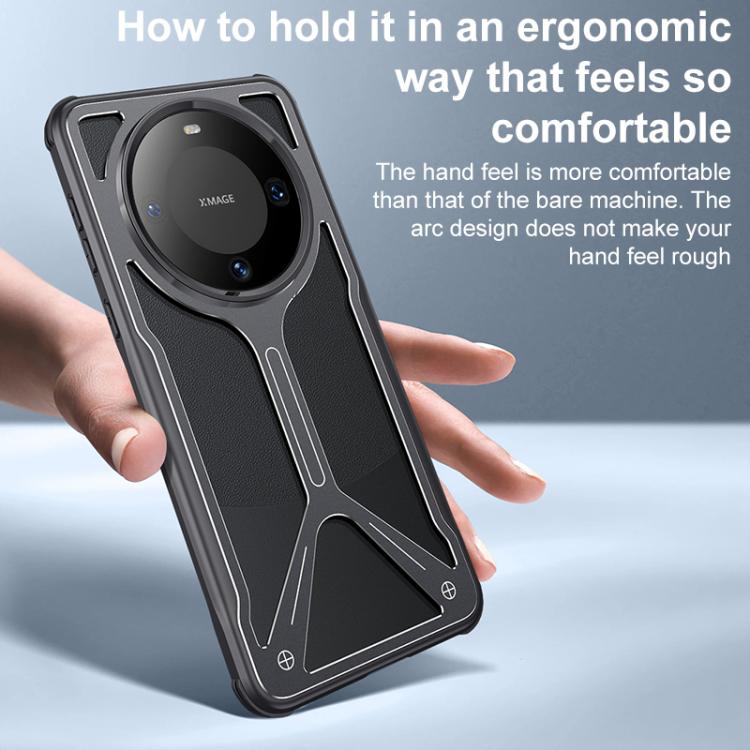 For Huawei Mate 60 Pro Ice Shield Hollow Heat Dissipation TPU Phone Case