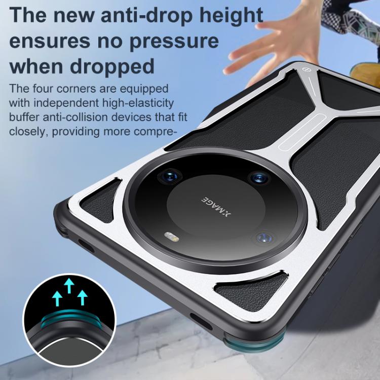 For Huawei Mate 60 Pro Ice Shield Hollow Heat Dissipation TPU Phone Case