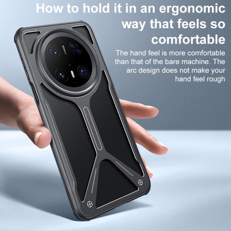 For Huawei Mate 70 Ice Shield Hollow Heat Dissipation TPU Phone Case