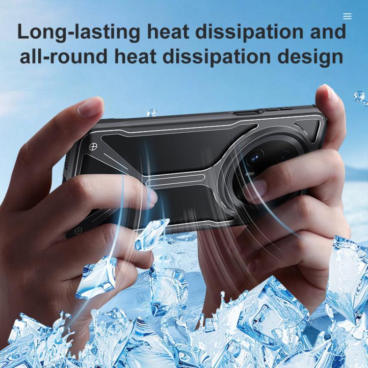 For Huawei Mate 70 Ice Shield Hollow Heat Dissipation TPU Phone Case