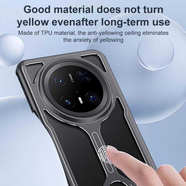 For Huawei Mate 70 Ice Shield Hollow Heat Dissipation TPU Phone Case