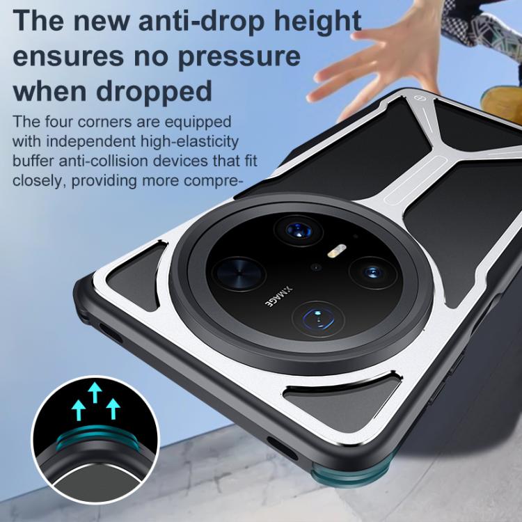 For Huawei Mate 70 Ice Shield Hollow Heat Dissipation TPU Phone Case