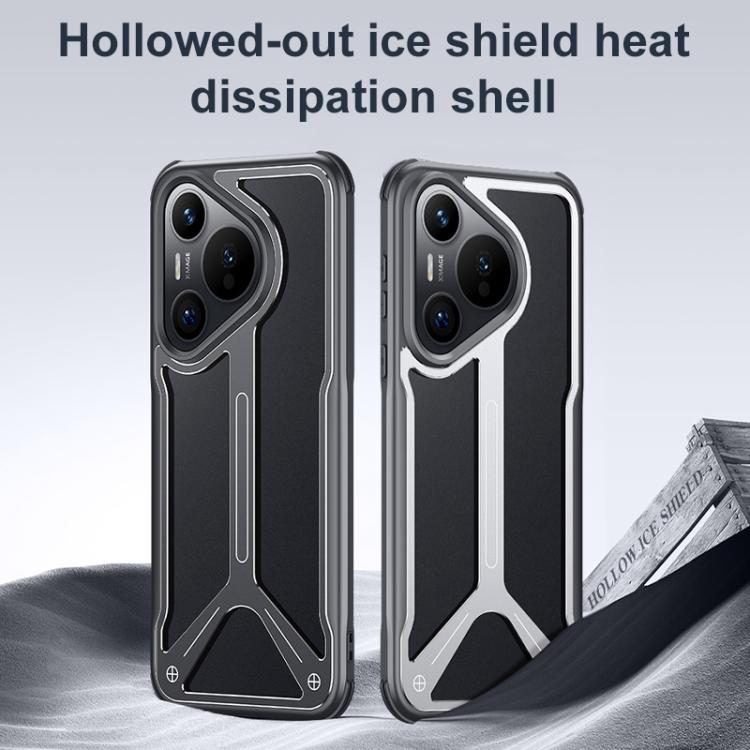 For Huawei Pura 70 Ice Shield Hollow Heat Dissipation TPU Phone Case