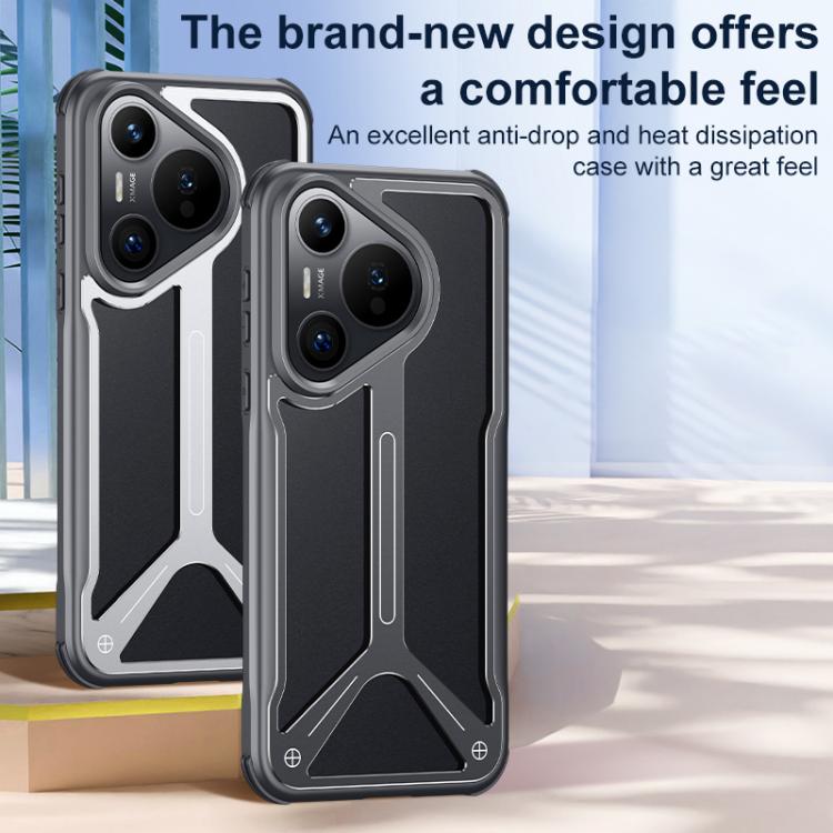 For Huawei Pura 70 Ice Shield Hollow Heat Dissipation TPU Phone Case