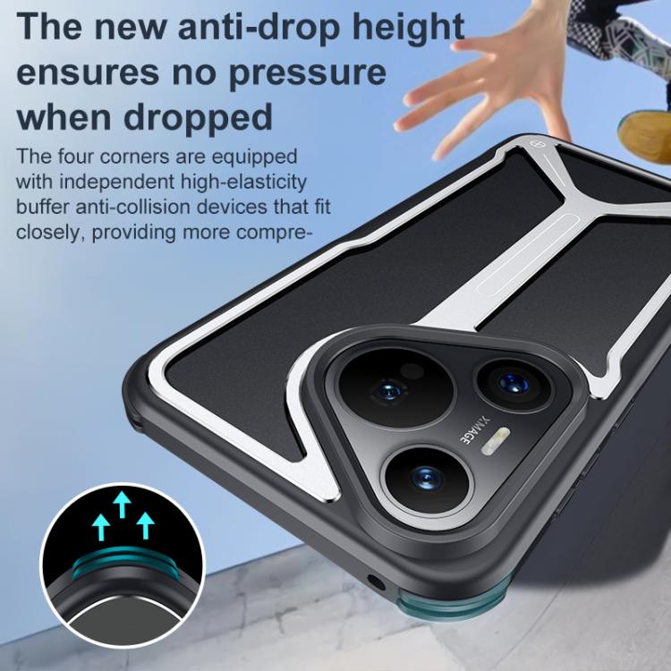 For Huawei Pura 70 Ice Shield Hollow Heat Dissipation TPU Phone Case