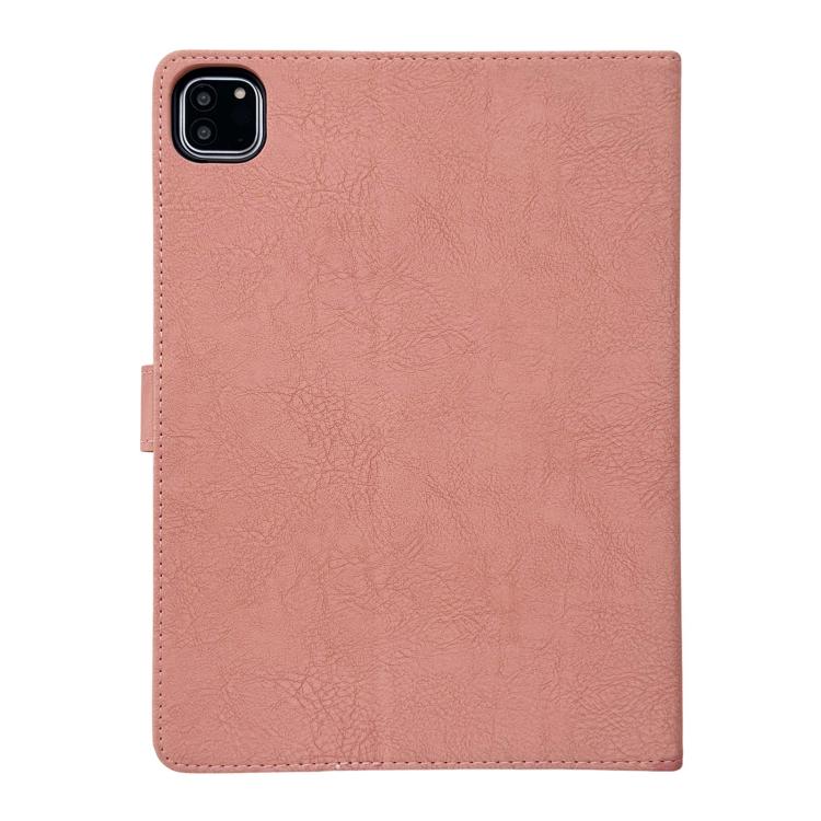 For iPad Pro 13 2025 / 2024 Magpie Embossed Vegan Leather Smart Tablet Case