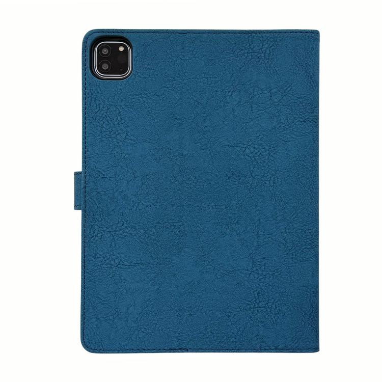 For iPad Pro 11 2025 / 2024 Magpie Embossed Vegan Leather Smart Tablet Case