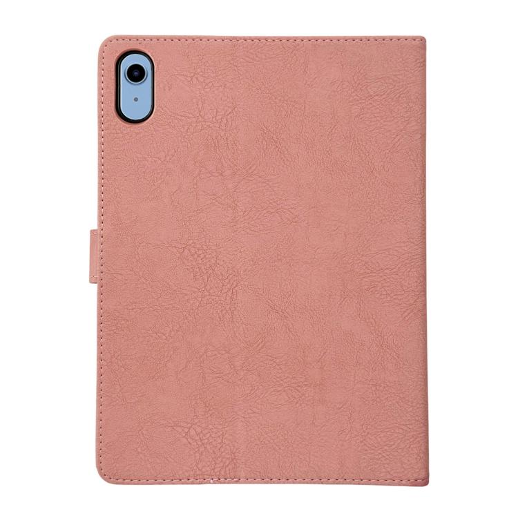 For iPad 2025 / 2022 Magpie Embossed Vegan Leather Smart Tablet Case