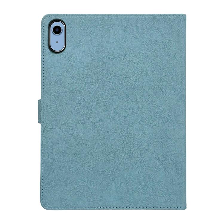 For iPad 2025 / 2022 Magpie Embossed Vegan Leather Smart Tablet Case
