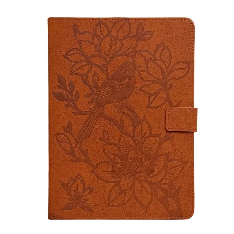 For iPad 2025 / 2022 Magpie Embossed Vegan Leather Smart Tablet Case