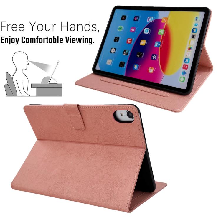 For iPad mini 2024 / mini 6 Magpie Embossed Vegan Leather Smart Tablet Case