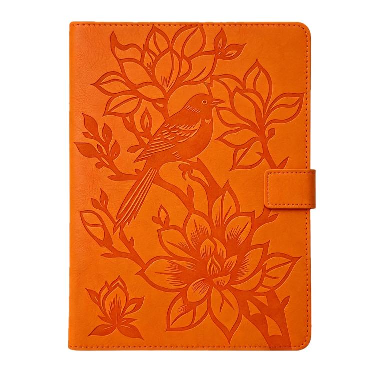For iPad mini 2024 / mini 6 Magpie Embossed Vegan Leather Smart Tablet Case