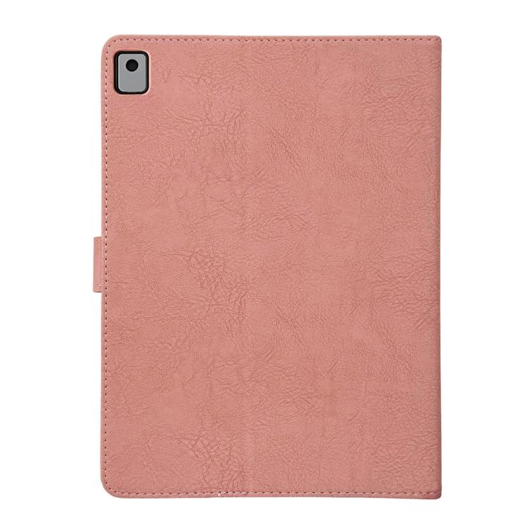 For iPad 10.2 2021 / Air 10.5 Magpie Embossed Vegan Leather Smart Tablet Case
