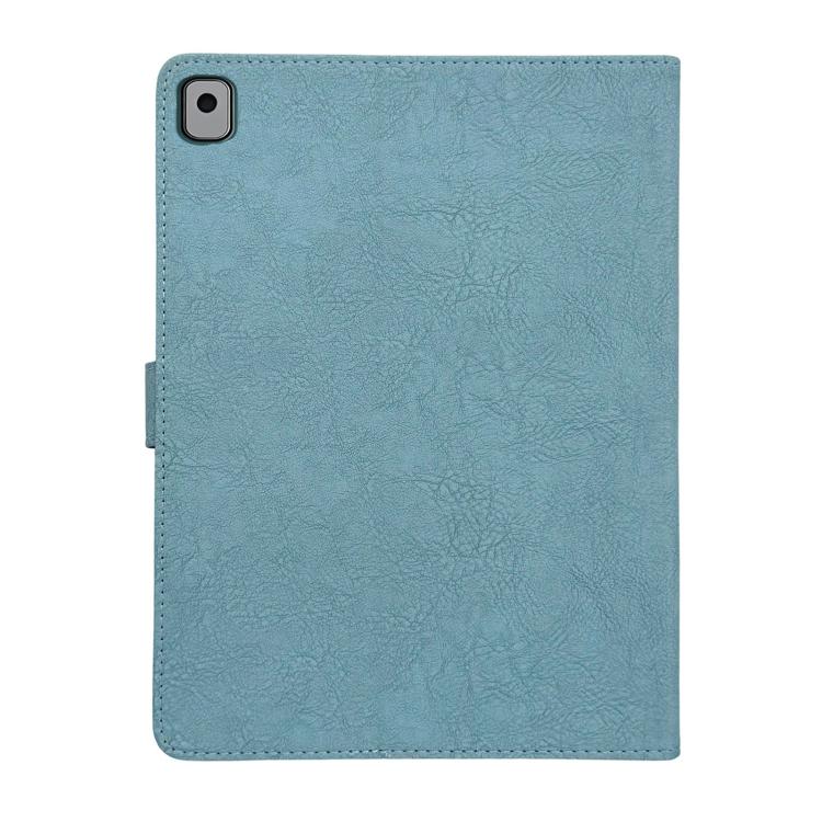 For iPad 10.2 2021 / Air 10.5 Magpie Embossed Vegan Leather Smart Tablet Case