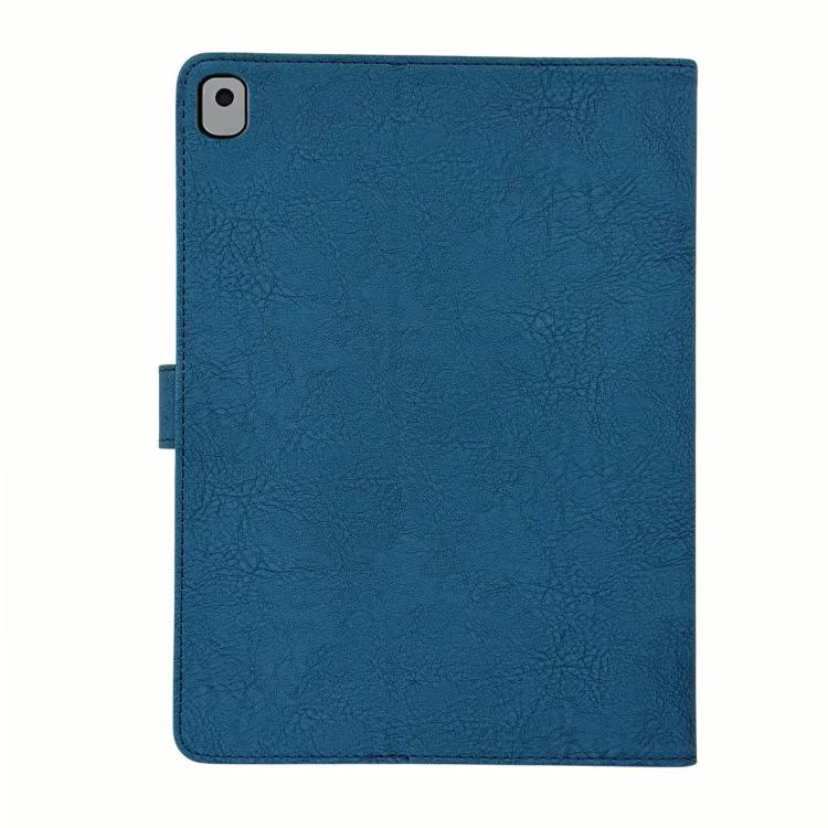 For iPad 10.2 2021 / Air 10.5 Magpie Embossed Vegan Leather Smart Tablet Case