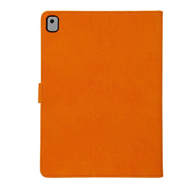 For iPad 10.2 2021 / Air 10.5 Magpie Embossed Vegan Leather Smart Tablet Case