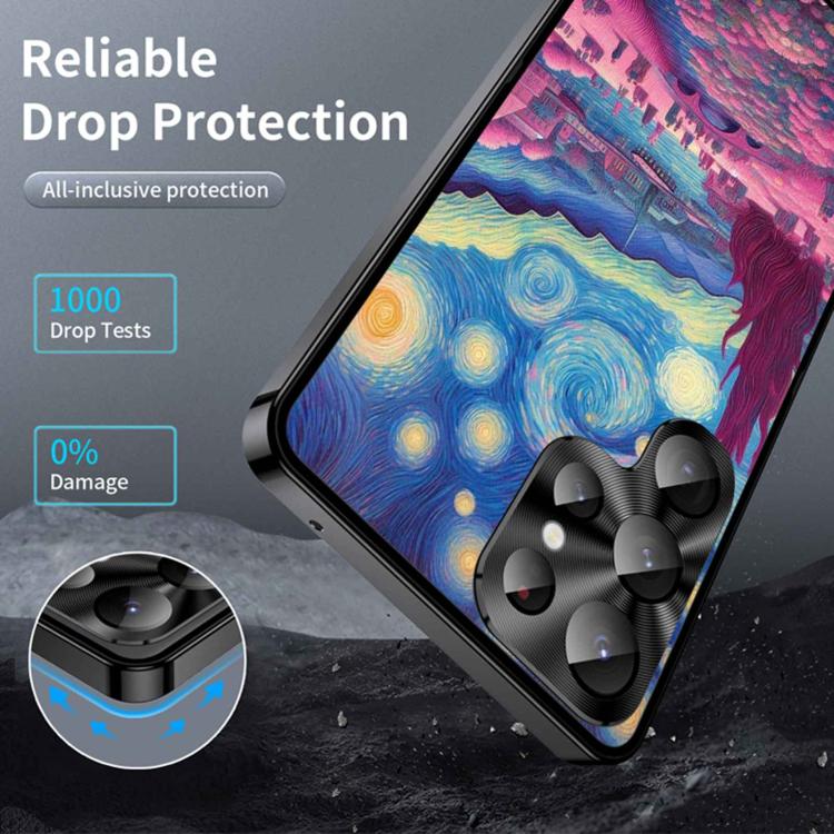 For Samsung Galaxy S25 Ultra 5G Metal Frame UA Color Printed Magnetic Shockproof Phone Case