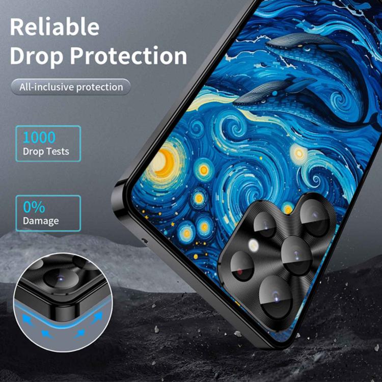 For Samsung Galaxy S24 Ultra 5G Metal Frame UA Color Printed Magnetic Shockproof Phone Case