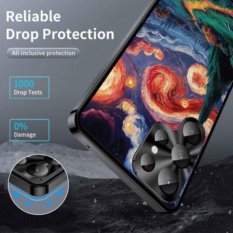 For Samsung Galaxy S23 Ultra 5G Metal Frame UA Color Printed Magnetic Shockproof Phone Case