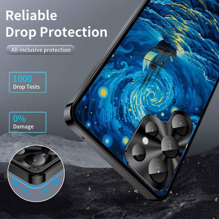 For Samsung Galaxy S23 Ultra 5G Metal Frame UA Color Printed Magnetic Shockproof Phone Case